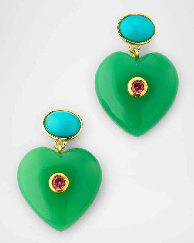 Gemma Earrings in Everglade